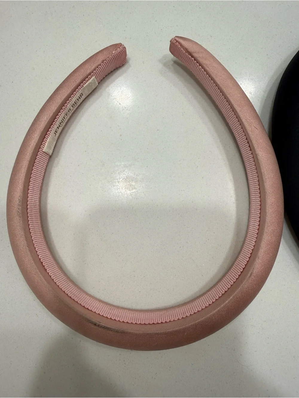 2 Jennifer Behr pink and black headband